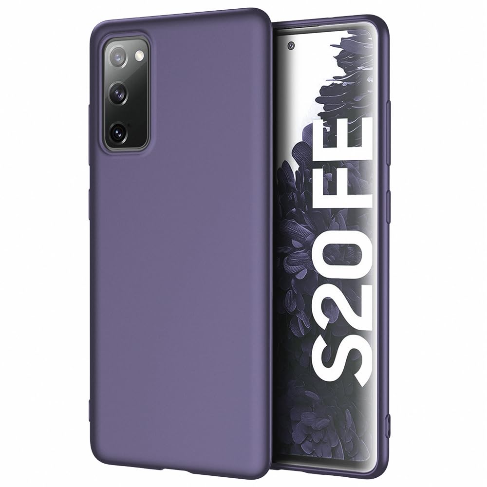 X-level for Samsung Galaxy S20 FE Case/Samsung S20 FE 5G Case Slim Fit Ultra-Thin Super Soft TPU S20 FE Phone Cover [Guardian Series] Matte Finish Coating Case for Samsung S20 FE/ S20 FE 5G -Purple