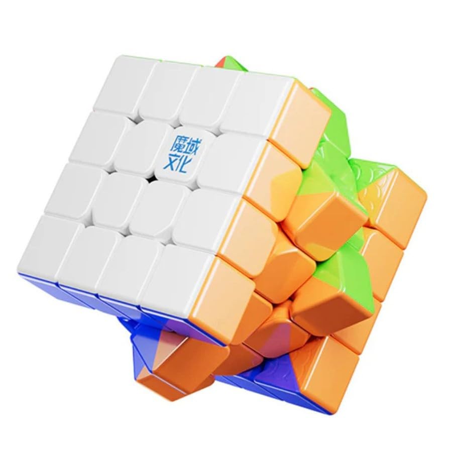 Image of MoYu AoSu 4x4 V7 Double-Track Magnetic Speed Cube (58mm) | Ball-Core & UV Coated Professional Puzzle | 112 Magnets for Ultimate Control & Smooth Turning