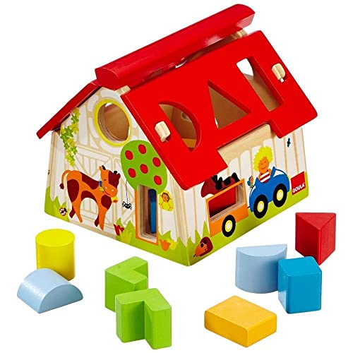 Goula - Granja formas geométricas, Juego de habilidad a partir de 1 año