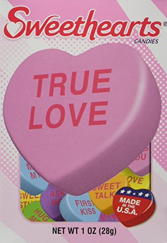 Sweethearts Conversation Candy, 4- 1oz Boxes