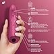 Satisfyer ’Curvy 1 Connect App’ Klitoris-Sauger 13,5 cm | Druckwellen-Vibrator Sex-Spielzeug für Sie | Klitoris-Stimulation leise & stark | Auflegevibrator mit Vibrationen und App | Farbe: bordeaux