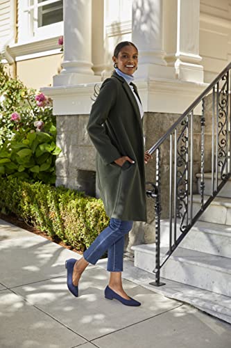 Vionic Dahlia Women's Ballet Skimmer Flat Light Grey Knit - 9 Medium #TOP2