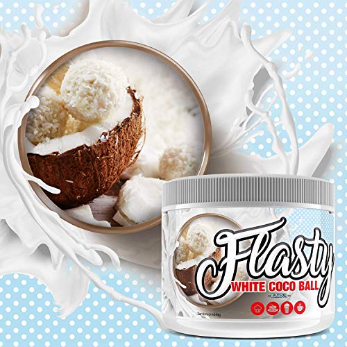 sinob Flasty Geschmackspulver (Weiße Schokolade Kokos) 1 x 250g Kalorienarmes Flavour Pulver mit Nur ca. 8 kcal pro… – Bild 5