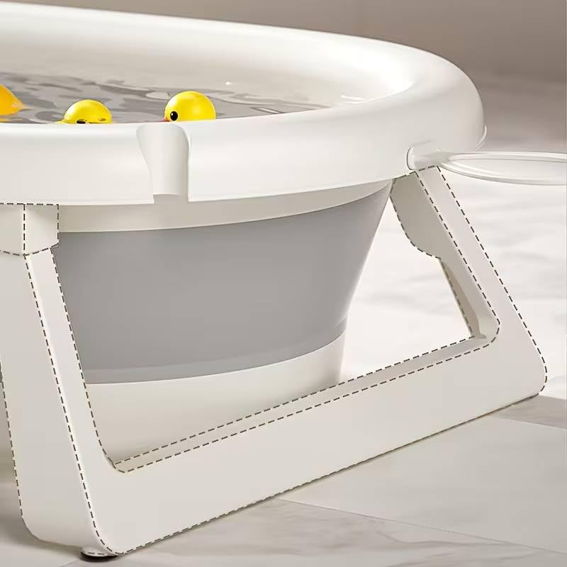 Image of Niloni Baby Products New Born Bathtub Plastic Safety Bath Tubs Set Baby Bath Rack Household Baby Bathtub for Kids new Born Bath Tube Set of 4
