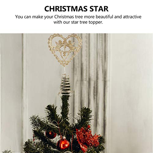 SOIMISS – Topo de Árvore de Estrela de Ferro com Estrelas de Natal, Decoração de Estrelas e Ornament