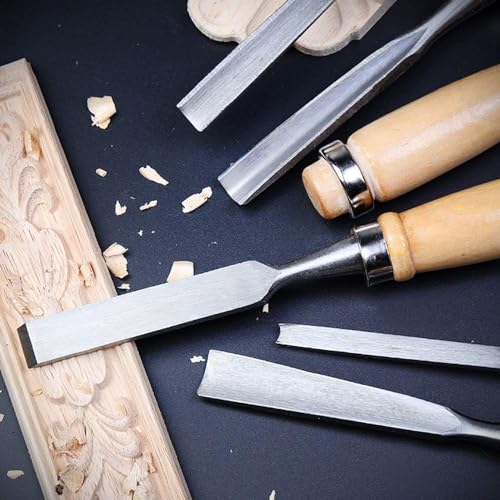 Monkey King Bar-12pcs Wood Carving Chisel Set- Sharp Woodworking Tools with Case Storage - Image 7