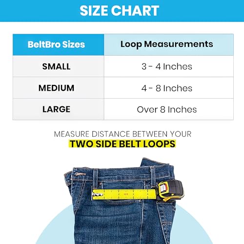 Image of BeltBro Pro for Men and Women Elastic No Buckle Invisible Belt Patented Metal Free TSA Soft Adjustable Side Tactical Belt