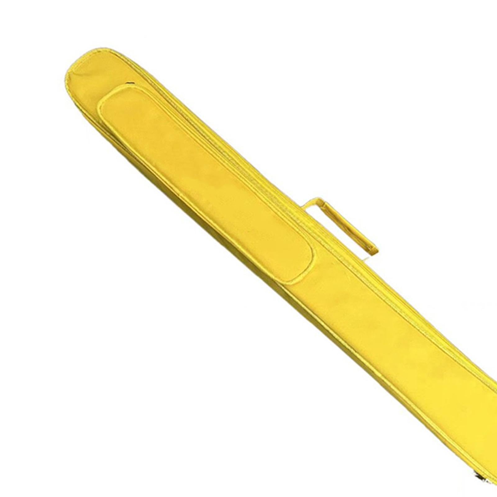 Yiju Billiard Cue Case Oxford Cloth Stylish Practical Protector Zipper Pocket Storage Pouch Billiard Bag for Men and Women, Yellow
