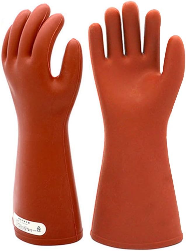 Electrical Insulated Rubber Gloves Electrician 12KV High Voltage Safety Protective Work Gloves Insulating for Lineman Man Woman