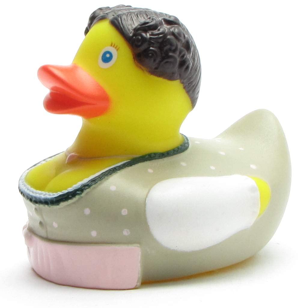 Bath Duck "Zenzi" Bavarian in Dirndel I Squeaky Duck I Length 7.5 cm