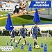 Imagen de XEIYEI Accesorios de Entrenamiento de Agilidad para Perros y Caballos 5 Set Agility Set Perros Barreras Juego de Obstáculos Niños 23cm para Entrenamiento de Animales y fútbol