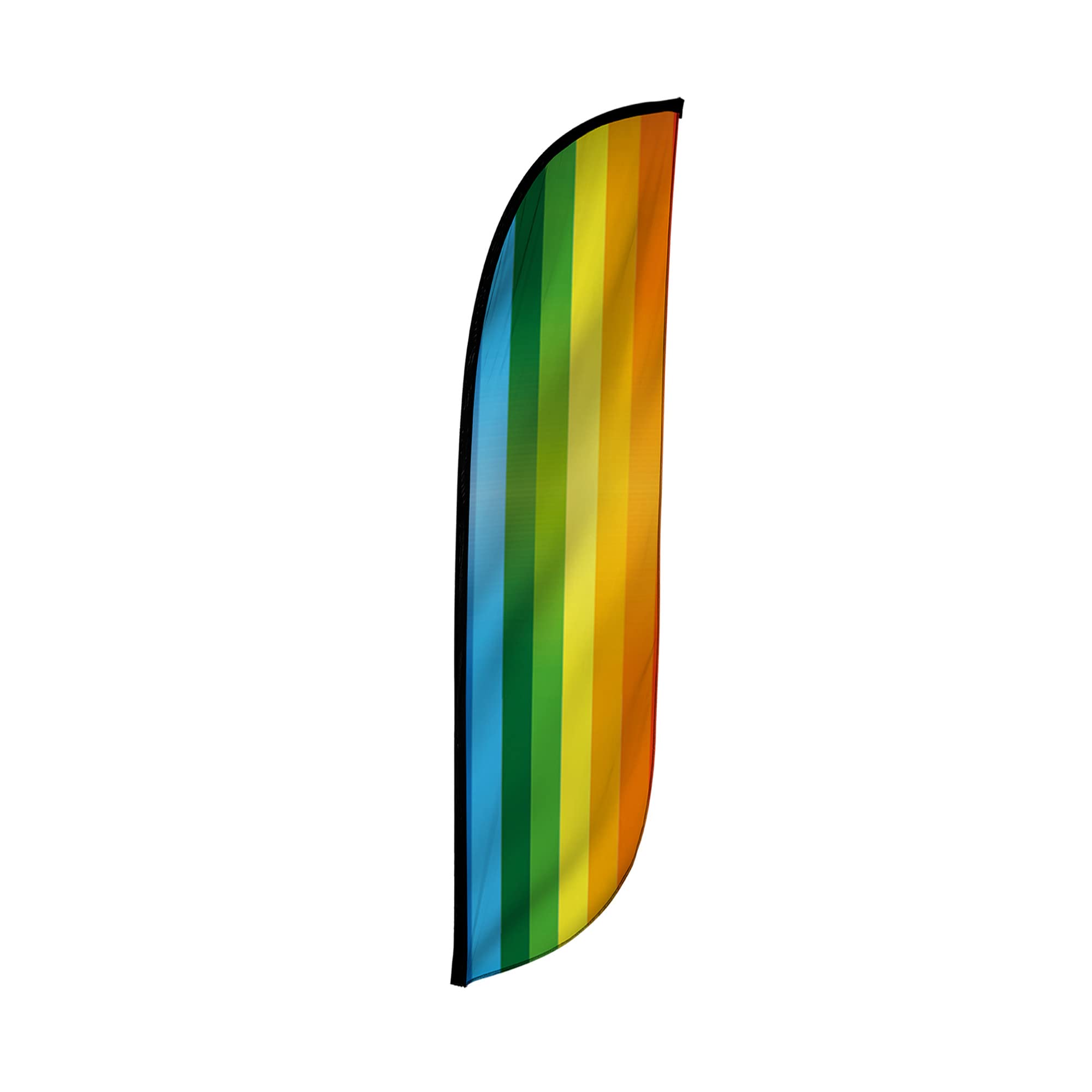 LookOurWay Rainbow Feather Flag, 12' — image 1