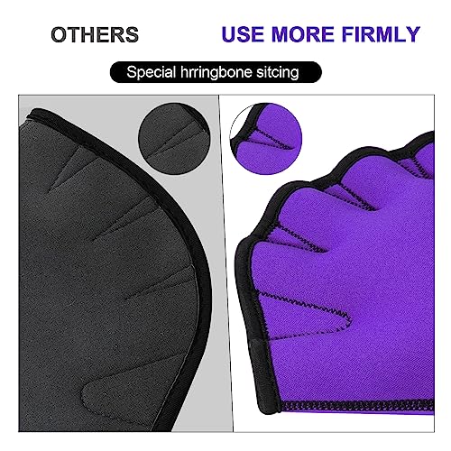 image for TAGVO Aquatic Gloves for Helping Upper Body Resistance, Webbed Swim Gl