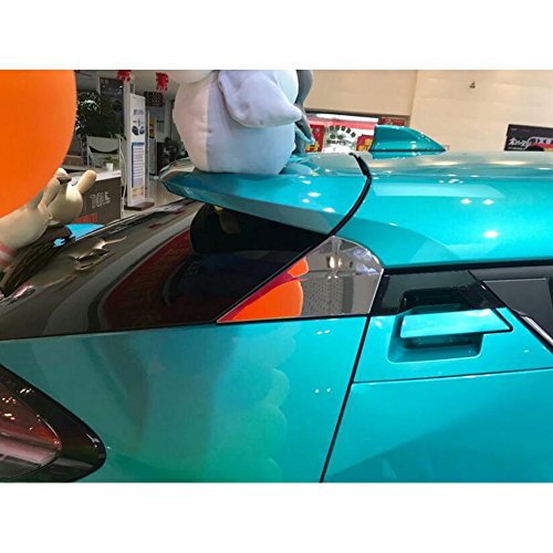 Rqing For Toyota C-Hr Chr 2017 2018 2019 2020 2021 2022 Chrome Rear Spoiler Wing Side Beveled Window Cover Trims #TOP6