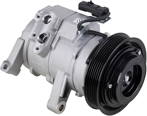 Compresor de CA y embrague A/C para Dodge Ram 1500 Dakota Jeep Grand Cherokee Mitsubishi Raider 3.7L V6 y 4.7L V8 - BuyAutoParts 61-05205AMZ Nuevo