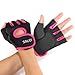 Ndier Guantes Deportivos Guantes de Gimnasio para Mujeres y Hombres Protección de Dedos y Muñeca para Ejercicios Color Negro-Rosa