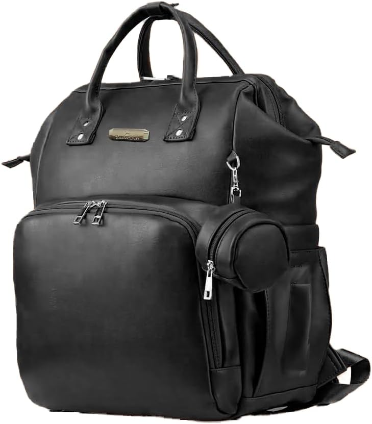 StarAndDaisy Diaper Bag for Mothers for Travel โ 27L Lightweight Waterproof Leatherite Diaper Bag/Baby Bag for Mother Travel with 15 Multi-Purpose Pockets & Quick Access Diaper Pocket