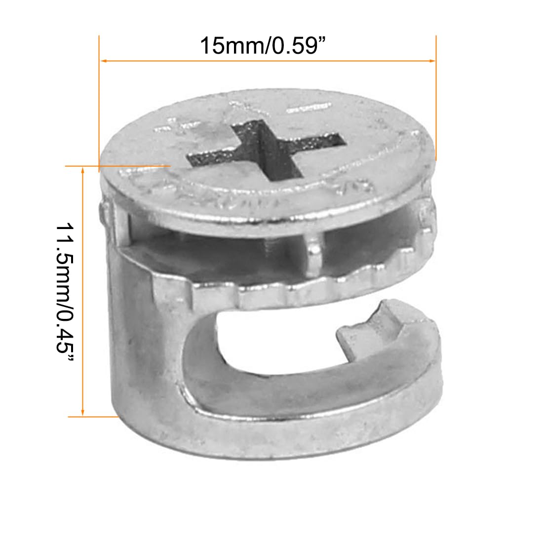 TA-VIGOR 30Pcs Furniture Connecter Cam Lock Nuts Fittings - Image 2