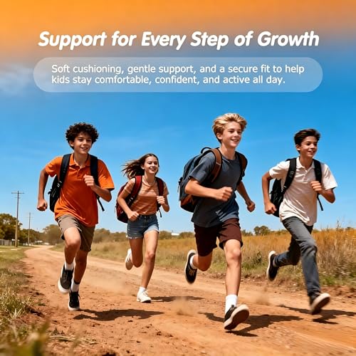 Image of 4D Cloud-Soft Comfort Insoles for Kids and Youth - Trim-to-Fit Insoles with Arch Support and Shock Absorption - Breathable Memory Foam Kids Shoe Inserts Designed for Growing Feet (US Youth 3Y - 4Y)