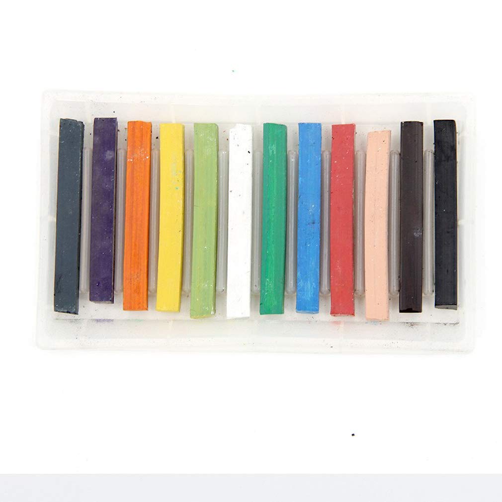 YYMIYU Water-soluble color charcoal strip 12-color sketch drawing