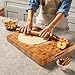 John Boos CCB Series Rectangular Wooden Maple Cutting Board 20”x15” – 2.25” Thick, 21-lb Reversible Butcher Block with End-Grain & Finger Grips – Made in the USA