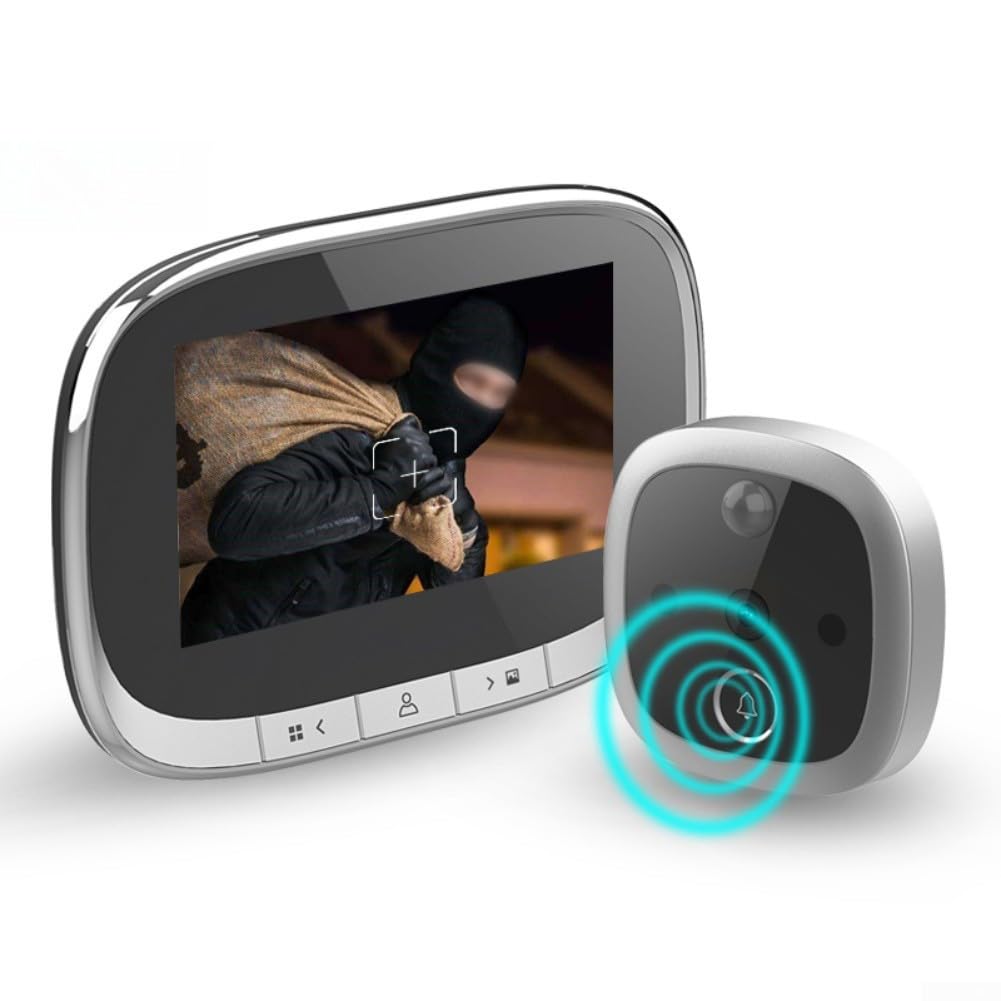Judas de porte numérique 4,3 pouces écran LCD vision nocturne