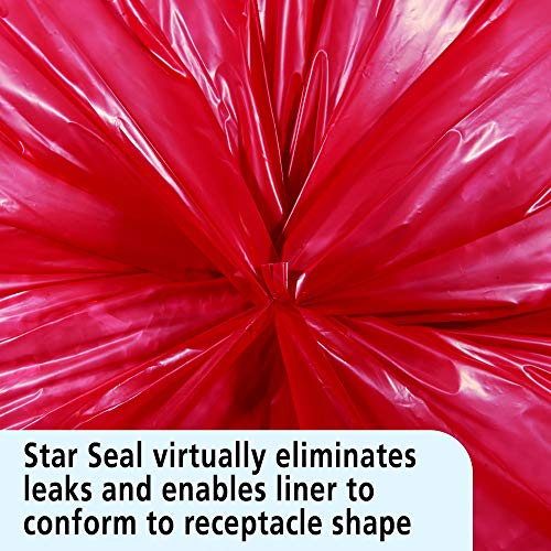 Image of Stout by Envision Medical Waste Bags, 40-45 Gal, 45 inchx49 inch, Red, 1.2 Mil, 100 ct. Extra Heavy, Made in America by People Who Are Blind or Visually Impaired