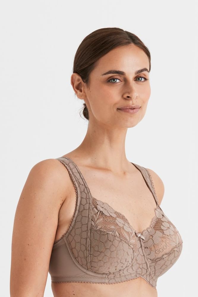 Miss Mary Jacquard & Lace Sujetador con Aros y Soporte Lateral