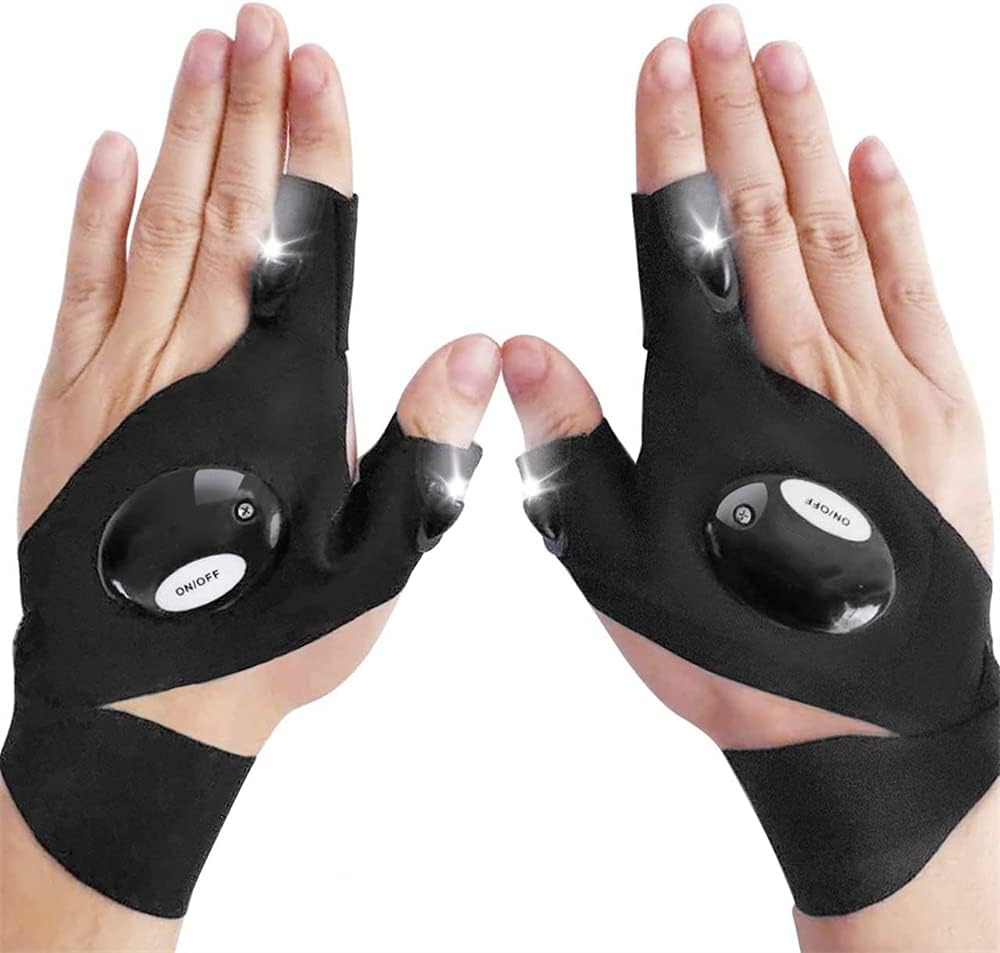 ELECDON Men’s LED Flashlights Gloves Cool Gadgets – 1 Pair ELECDON Men’s LED Flashlights Gloves Cool Gadgets – 1 Pair