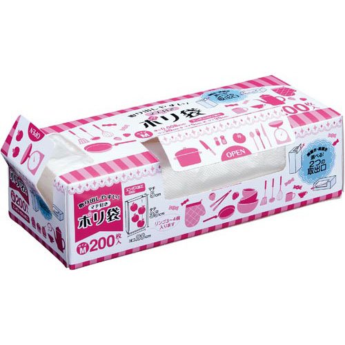 Amazon.co.jp: 日本技研工業 Pack Do ポリ袋 M 200枚入×10 : ドラッグ