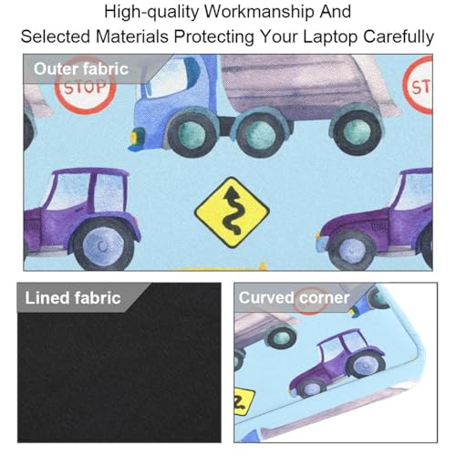 Maletín para autobús escolar y portátil multicolor con correa ajustable 3