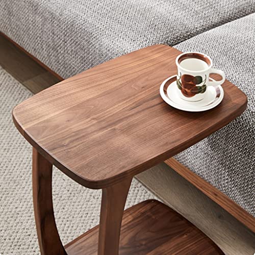 Table d'appoint canapé bois au design minimaliste et finitions soignées - 5