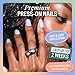Chillhouse - Chill Tips, Press on Nails Kit - Snow Bunny (Oval) - 30 Nail Shapes & Sizes - Up to 2 Weeks of Wear - Customizable Fit - Reusable - Latina Founded & Women Owned - Beauty & Self Care