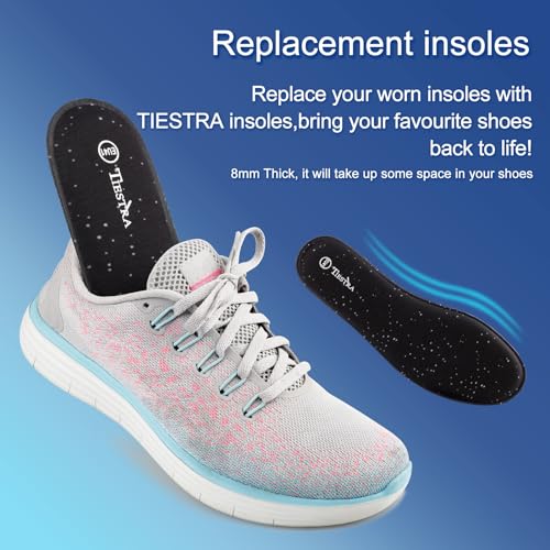 Image of 3 Pair -Shoe Inserts for Mens Memory Foam Insoles,Replacement Insoles for Work Boots Running Shoes, Cushion Shock Absorbing for Foot Pain Relief, Comfort Breathable Inner Soles Black 43EU,US10