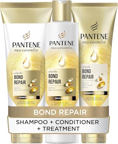 Pantene Molecular Bond Repair Shampoo, Conditioner, Treatment Pantene Molecular Bond Repair Shampoo, Conditioner, Treatment