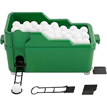 Golf Balls Automatic Driver, Golf Ball Dispenser Tee Machine, 100 Capacity Cordless Teeing Machines for Indoor Simulators Training & Golfs Driving Range Practice AidGreen