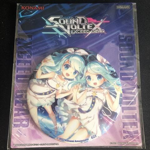 SOUND VOLTEX トレーディングスクエア缶バッジ SOUND VOLTEX EXCEED GEAR - トレーディングスクエア缶バッジ