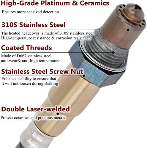 Marsflex Air Fuel Ratio O2 Oxygen Sensor Upstream 234-5060 Compatible With Nissan Quest Maxima Murano Altima Armada Frontier Pathfinder Titan Sentra Infiniti M45 Qx56 Replacement 226936M400 12499877 #TOP4