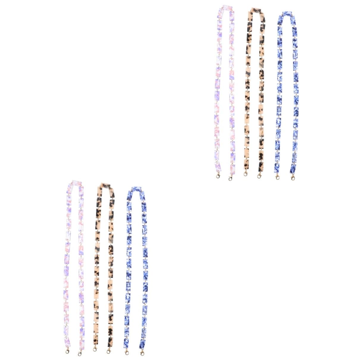 Brillenkette Schlüsselbänder Schlüsselband Maske Halter Kabel Inhaber Kleiderbügelständer Leichte Brille Brillenetui Sonnenbrillen Herren Im Trend Plüsch Blue