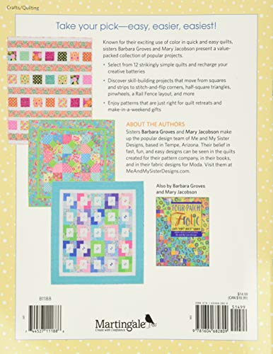 Image of Simple Quilts from Me and My Sister Designs: Easy as 1, 2, 3