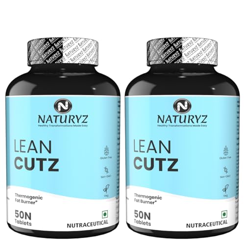 NATURYZ LEAN CUTZ Thermogenic Fat Burner for Men & Women with Acetyl L Carnitine, Green tea Extract, Garcinia Cambogia, Green Coffee, Caffeine & Chromium | Arms, Thighs, Hips, Chin & Belly Weight loss supplement – 100 Tablets NATURYZ LEAN CUTZ Thermogenic Fat Burner for Men & Women with Acetyl L Carnitine, Green tea Extract, Garcinia Cambogia, Green Coffee, Caffeine & Chromium | Arms, Thighs, Hips, Chin & Belly Weight loss supplement – 100 Tablets