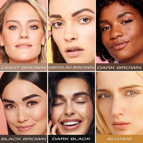 Eyebrow Stamp Kit, Eyebrow Stencils for Shaping Brow Stamp, Black Brown - image 4