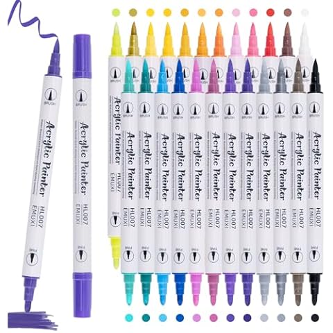 Marqueurs Acryliques Carehabi 24 Couleurs Cover