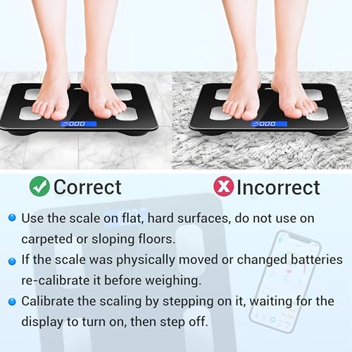 Image of ANT Aura Smart Digital Body Fat Scale with Bluetooth | Accurate Weighing Machine for Body Weight, BMI, Muscle Mass, Body Composition | 180Kg Capacity - Black