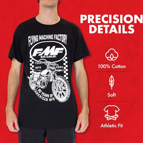FMF Madness Tee - Crew Neck Mens T Shirt, Motocross, Dirt Bike T Shirts Blk3