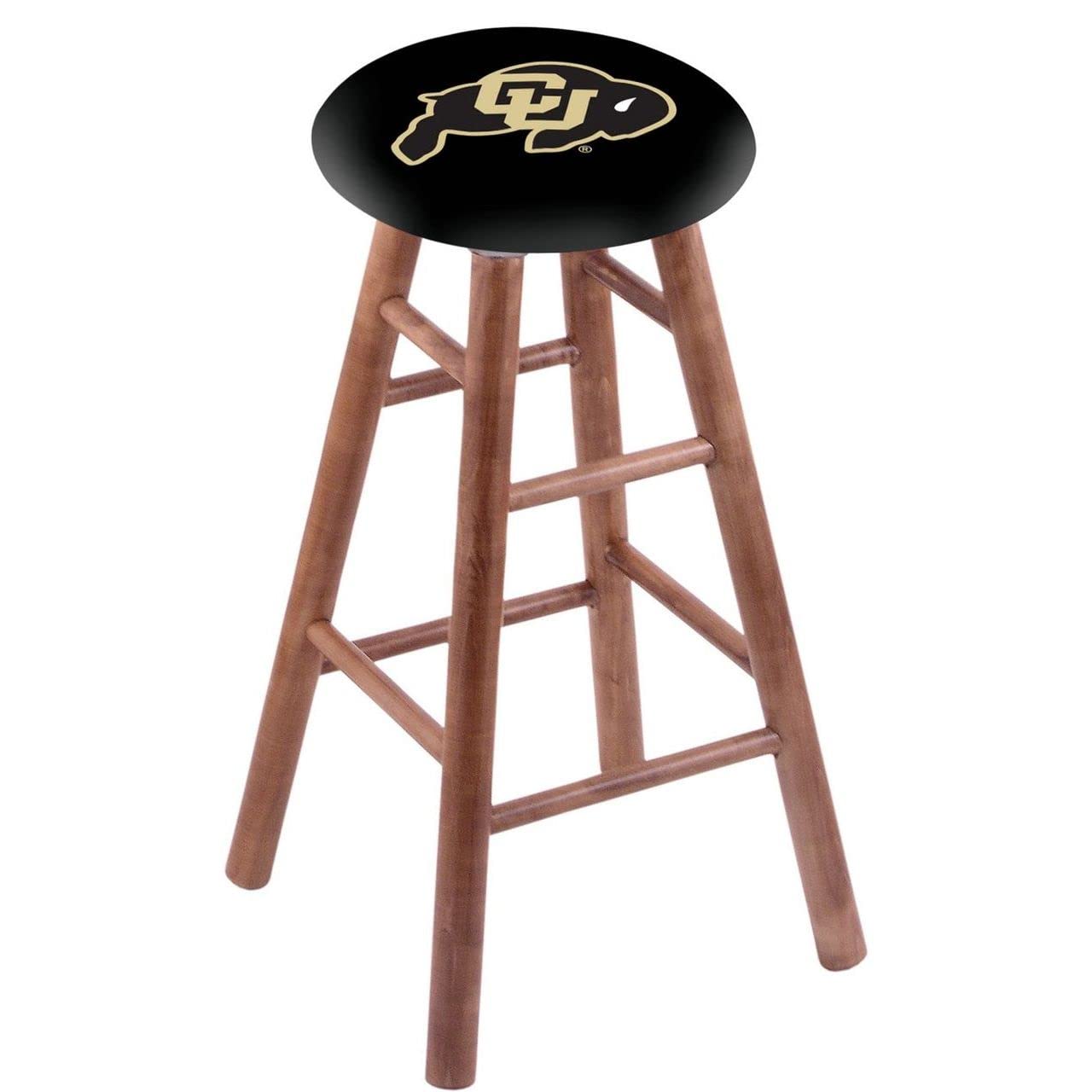 Holland Bar Stool Co. Maple Counter Stool in Medium Finish with Colorado Seat by The