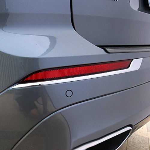 para XC60 2018-2021 Cromado Embellecedor Faros Luz Antiniebla Trasera de Plástico ABS Accesorios para automóviles 2 Piezas Cover
