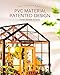 Rolife DIY Miniature Dollhouse Kit,Green House with Furniture and LED,Wooden Dollhouse Kit,Best Birthday and Valentine's Day Gift for Women and Girls
