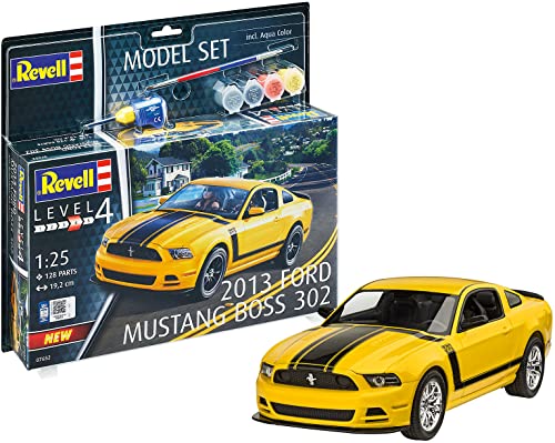 Revell Model Set 67652 - maquette de 2013 Ford Mustang Boss à construire, échelle 1/25 Cover