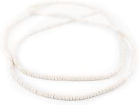 Vista 3 de The Bead Chest Cuentas de coco natural blanco (0.157 in)